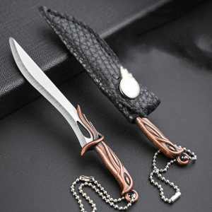 Damascus Pocket Knife Set